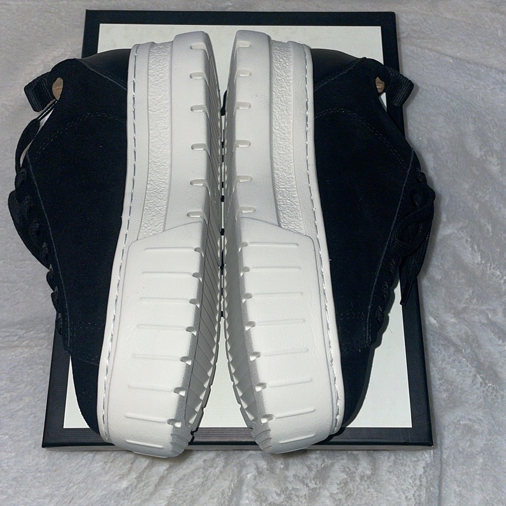 NWT J/SLIDES ROGER Black Suede Sneaker - Picture 11 of 14